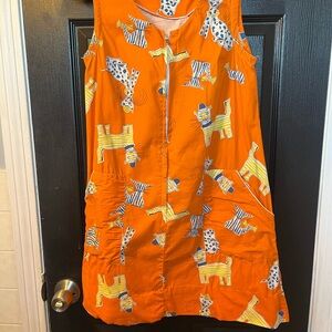 Mid Century Modern Vintage Zip Up Radlee Dress Size M Excellent Condition